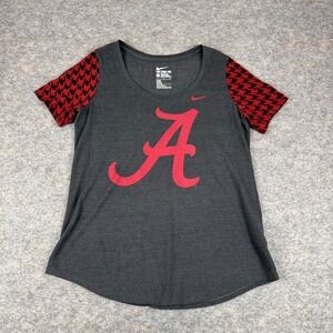 Nike Alabama Crimson Tide T-Shirt Tee Athletic Cut Womens Large L